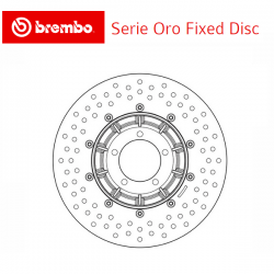 Disque de frein BREMBO Série ORO BMW R65 GS 87-92 (Avant - fixe - 178B40836)