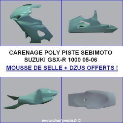 Carénage SEBIMOTO SUZUKI GSX-R 1000 05-06 (Pack Racing)
