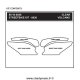 Grip de réservoir STOMPGRIP KAWASAKI NINJA 250 R 08-12