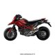 Grip de réservoir STOMPGRIP DUCATI HYPERMOTARD 1100 08-12