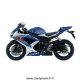 Grip de réservoir STOMPGRIP SUZUKI GSX-R 600 08-10 / GSX-R 750 08-10