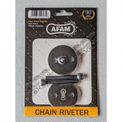 Kit chaine 420 AFAM - Couronne alu anti-boue - Type de chaine au