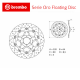 Disque de frein BREMBO Série ORO DUCATI MONSTER 600 94-02 (Avant - flottant - 78B40870)