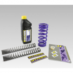 Ressorts progressifs HYPERPRO HONDA XR 250 R 96-04 (ME-08 MD-30 C) (Pack complet Avant - Arrière)