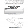 Kit de rabaissement HYPERPRO HONDA CBR 900 RR 92-95 (-35mm - biellettes)