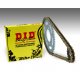Kit chaine D.I.D APRILIA ETV1000 CAPONORD 01-09 (Chaine VX3 Super Renforcée - Pas 525 - Couronne Acier)