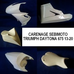 Carénage SEBIMOTO TRIUMPH DAYTONA 675 13-20 (Pack Racing)