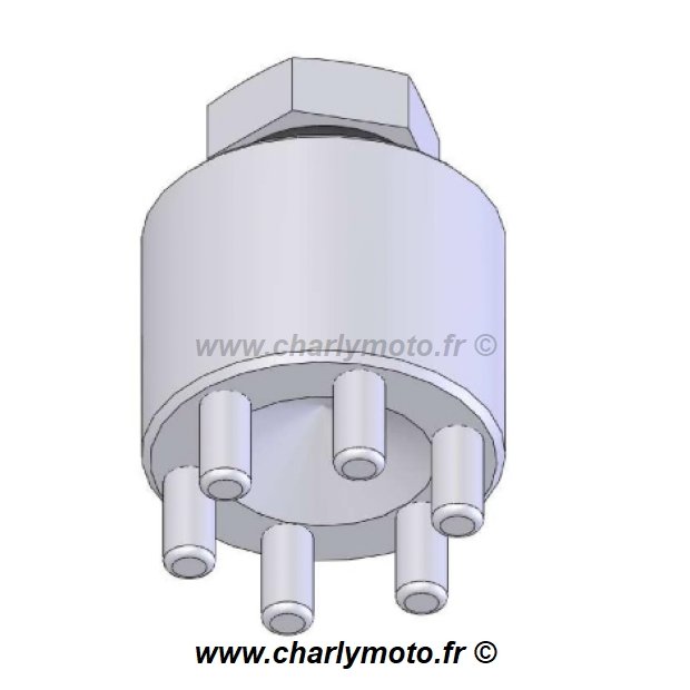 outillage hyperpro hp-t02 - presse de compression verticale pour démontage/remontage  d'amortisseurs