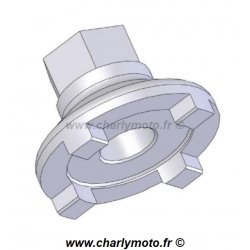 Outillage HYPERPRO HP-T36 - Outil de dévissage de cartouche fermée dans une fourche HARLEY