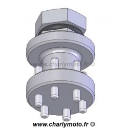 Tournevis coudé pour carburateur BIHR 90° + 5 embouts L445mm