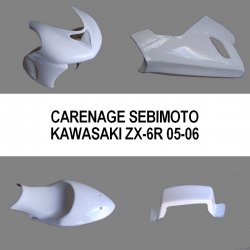 Carénage SEBIMOTO KAWASAKI ZX-6R 05-06 (Pack Racing)
