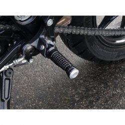 Repose-pieds avant WUNDERKIND CUSTOM - INDIAN FTR 1200 - S 19-22 (Kit livré avec adaptateurs)