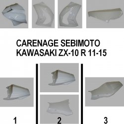 Carénage SEBIMOTO KAWASAKI ZX-10R 11-15 (Pack Racing)