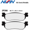 Plaquettes de frein NISSIN 2P-266NS YAMAHA YZF-R6 99-02 (Arrière)