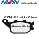 Plaquettes de frein NISSIN 2P-244NS YAMAHA XJ6 N/F 13-16 (Arrière)