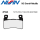 Plaquettes de frein NISSIN 2P245NS HONDA VTR 1000 SP1 - SP2 00-06 (Avant)