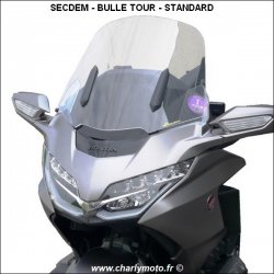 Bulle SECDEM HONDA GL1800 GOLD WING 18-21 (Tour) (Haute Protection - 50cm)