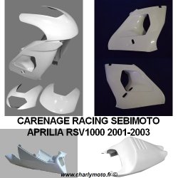 Carénage SEBIMOTO APRILIA RSV 1000 01-03 (Pack Racing)