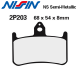 Plaquettes de frein NISSIN 2P203NS HONDA VFR 400 RR 89-92 (Avant)