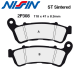 Plaquettes de frein NISSIN 2P308ST HONDA CBF1000 06-11 (ABS) (Avant)