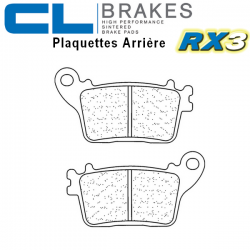 Plaquettes de frein CL BRAKES 1174RX3 HONDA CBR600RR 07-21 / CBR600RR 09-18 ABS (Arrière)