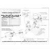Kit de fixation d'amortisseur de direction HYPERPRO BUELL XB12-X ULYSSES 05-07 (43mm)