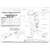 Kit de fixation d'amortisseur de direction HYPERPRO KAWASAKI ZXR 750 93-95 (UPSD 41mm)