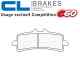 Plaquettes de frein CL BRAKES 1185C60 MV AGUSTA F4 1000 R - RR - RR CORSACORTA 12-17 / F4 1078 - RR 08-12 (Avant)