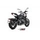 Ligne complète MIVV DELTA RACE TRIUMPH TRIDENT 660 21-23 (Steel Black - Casquette Carbone)