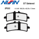 Plaquettes de frein NISSIN 2P322ST TRIUMPH SPEED TRIPLE 1050 S 2016 (Avant)