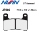 Plaquettes de frein NISSIN 2P289ST KAWASAKI Z900 RS 18-21 (Avant)