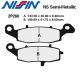 Plaquettes de frein NISSIN 2P260NS KAWASAKI ER-5 01-05 (Avant droit)