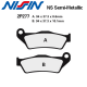 Plaquettes de frein NISSIN 2P277NS BMW R1150 RT Integral ABS 01-05 (Arrière)