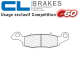 Plaquettes de frein CL BRAKES 2384C60 SUZUKI SV 650 16-19 (Avant droit)