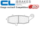 Plaquettes de frein CL BRAKES 2384C60 SUZUKI SV 650 16-19 (Avant droit)