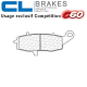 Plaquettes de frein CL BRAKES 2384C60 SUZUKI GSR 750 11-16 (Avant droit)