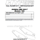 Kit de rehausse HYPERPRO HONDA CBR 600 F / FS 99- (+25mm)