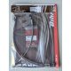 Durites de frein aviation KAWASAKI GPZ 500 S 93-99 (Avant - 3 durites - Origine) (DESTOCKAGE) (CARBONE - NOIR)