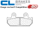 Plaquettes de frein CL BRAKES 2252C60 HONDA CBR600 F1 - F2 87-94 (Avant)