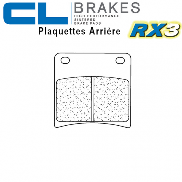 Plaquettes de frein CL BRAKES 2281RX3 SUZUKI VX 800 90-96 (Arrière)