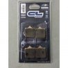 Plaquettes de frein CL BRAKES 1033A3+ TRIUMPH STREET TWIN 900 19-22 (Avant)