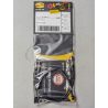 Durites de frein aviation SPIEGLER BMW K100 LT 89-92 (BMW100)(03 durites avant - origine - avec tubes acier)
