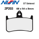 Plaquettes de frein NISSIN 2P-203ST HONDA VTR 1000 F FIRESTORM 97-06 (Avant)