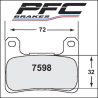Plaquettes de frein Performance Friction 7598.95 - ROUTE ET CIRCUIT (7598.95.08.92/7598.95.10.92)