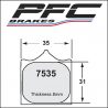 Plaquettes de frein Performance Friction 7535.95 - ROUTE ET CIRCUIT (7535.95.08.92)