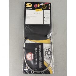 Durite de frein aviation SPIEGLER YAMAHA FZ 6 04-06 (RJ07)(01 durite arrière - original)