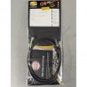 Durites de frein aviation SPIEGLER BMW R100 80-84 (BMW247)(03 durites avant - origine - avec tubes acier - double disques)