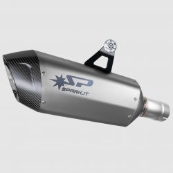 Silencieux SPARK FIGHTER EVO BMW R1300 GS / ADVENTURE 24-25 (Titane - embout carbone)
