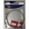 Durites de frein aviation HONDA CBR 1000 F 93-98 (Avant - 2 durites - Montage direct)