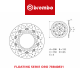 Disque de frein BREMBO Série ORO YAMAHA MT-03 660 06-14 (Avant - flottant - 78B40831)